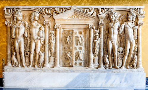 Antique Marble Sculpture In Rome
