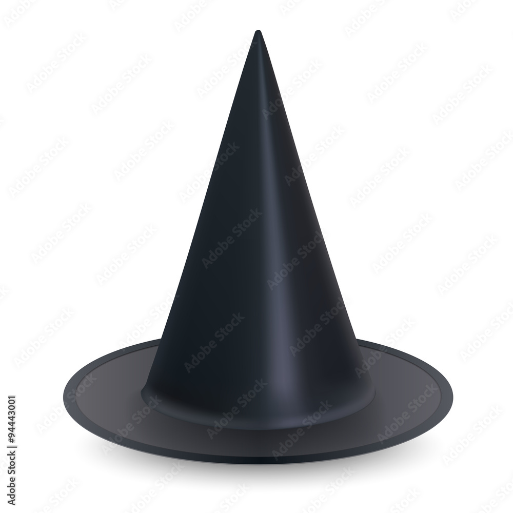 Fototapeta premium Tapered witch hat for Halloween