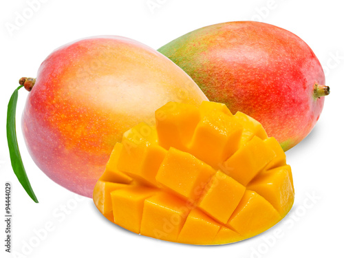 Mango isolated on white