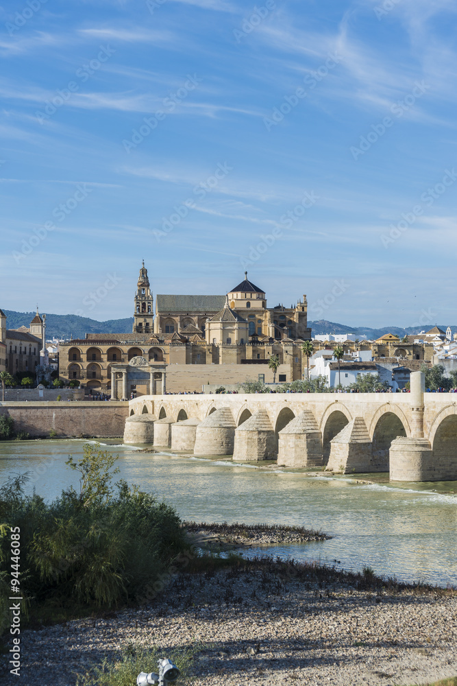 Roman bridge in Cordoba, Andalusia, southern Spain. Roman bridge in Cordoba, Andalusia, southern Spain.