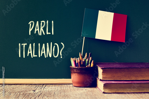 question parli italiano? do...