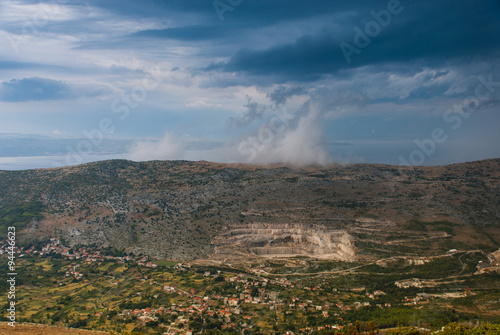 Cloud over the croatian valley