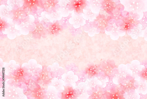 梅　年賀状　背景