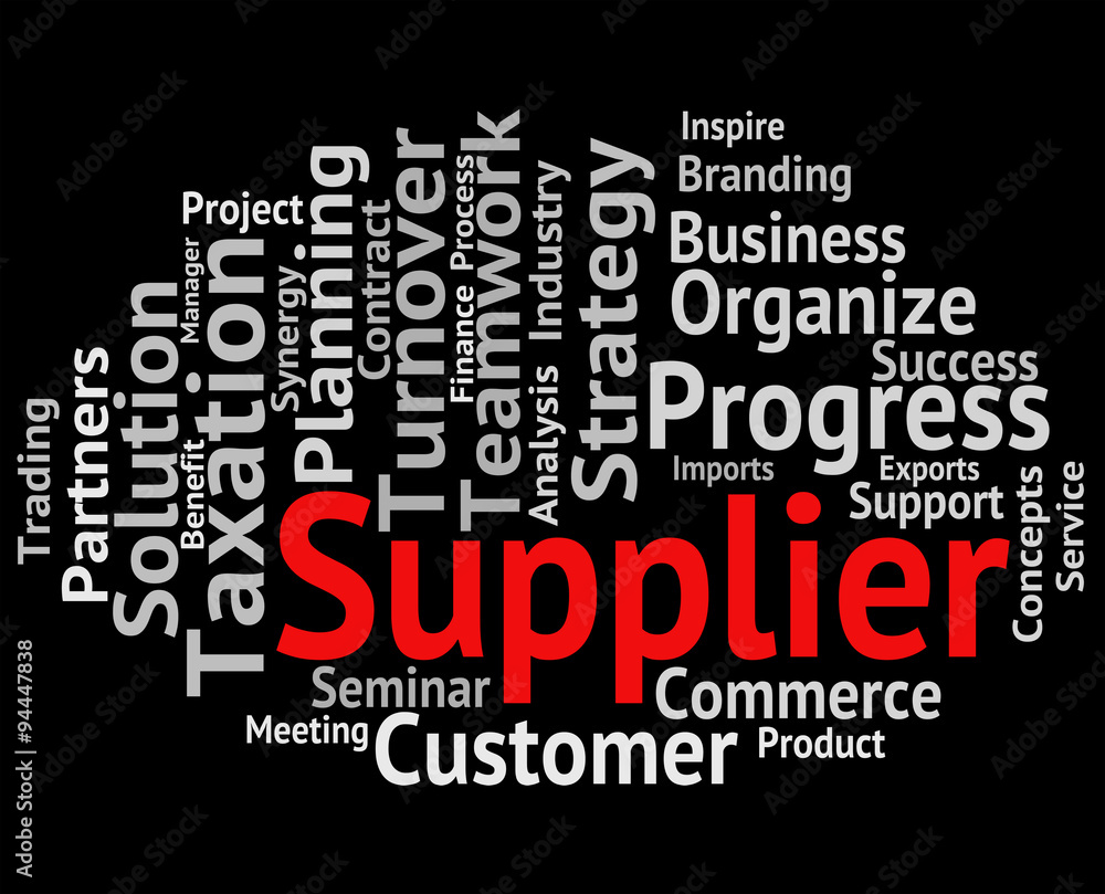 Supplier Word Shows Retailers Words And Trade Supplier Word Shows Retailers Words And Trade