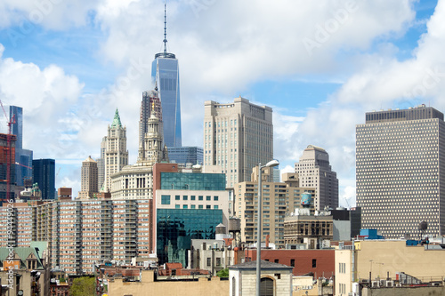 View of Lower Manhattan in New York City