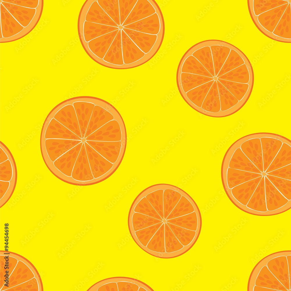 Obraz premium oranges pattern