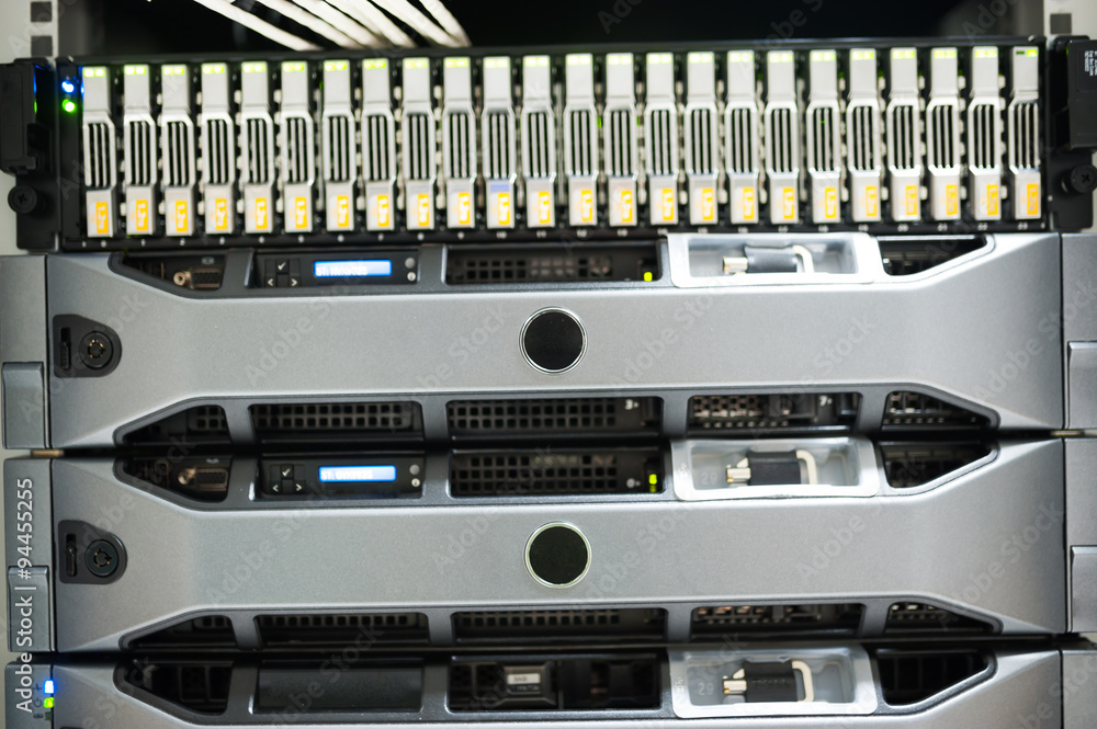 Fototapeta premium Network servers