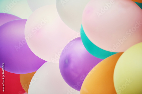 Multicolored balloons