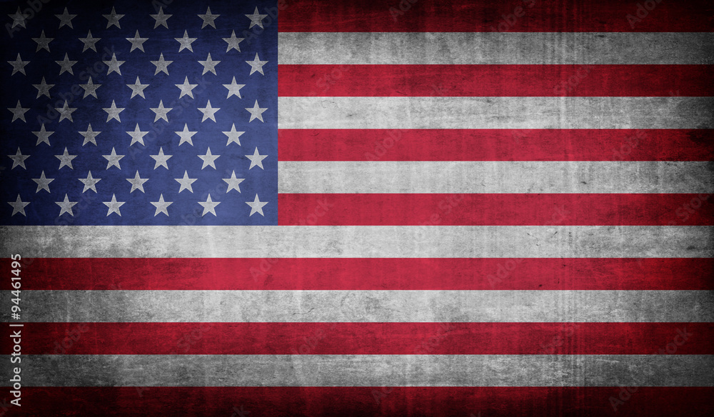 Fototapeta premium Grunge USA Flag