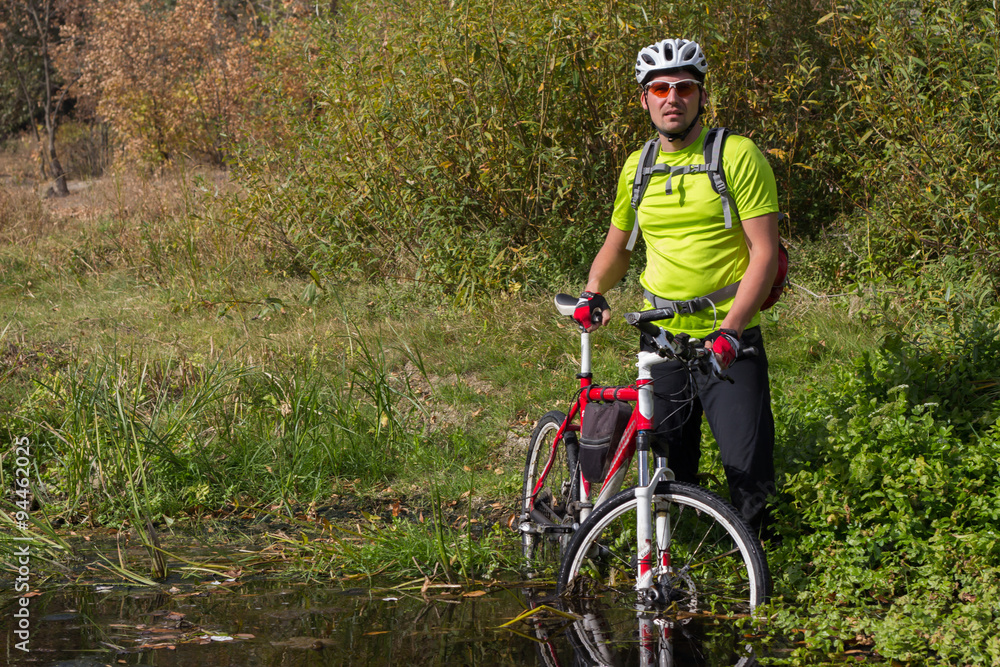 Obraz premium Cyclist.