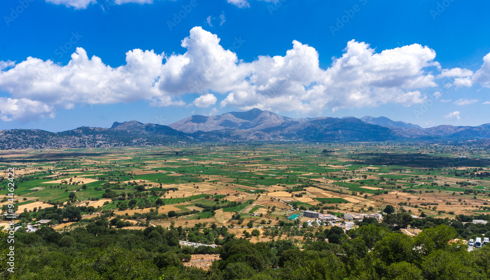 Lassithi plateau famous landmark of Crete