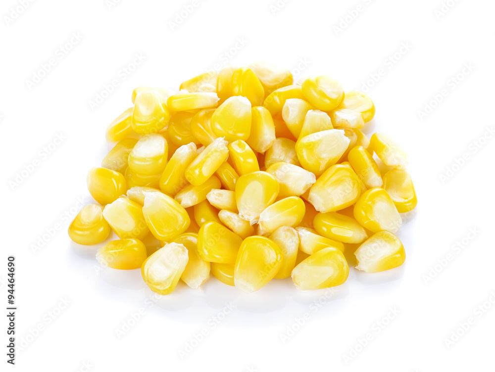 Sweet corn isolated on white background Sweet corn isolated on white background