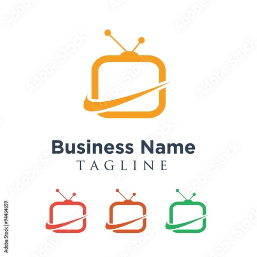 TV logo icon Vector
