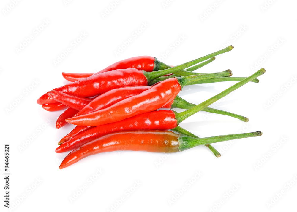 Chili pepper isolated on a white background