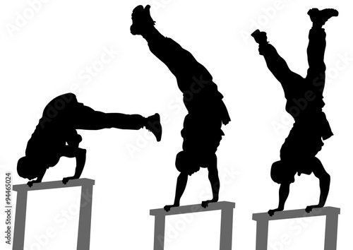 Young man in a jump on white bakground