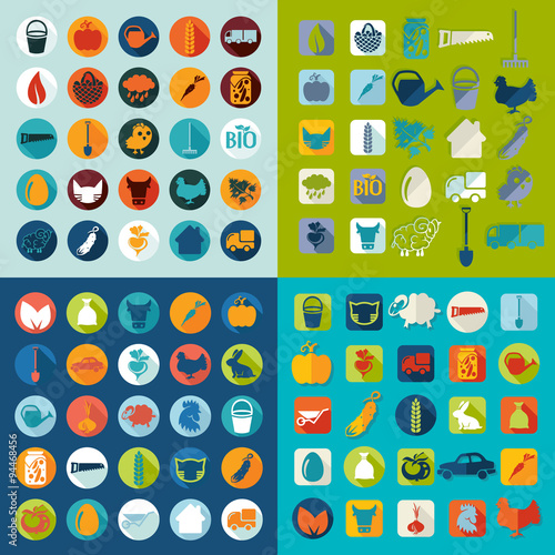 Set of agriculture icons