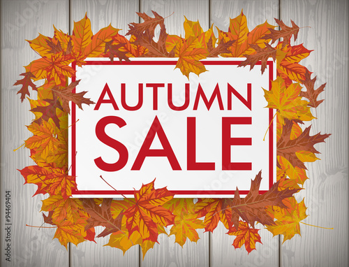 Board Autumn Foliage Sale Wood