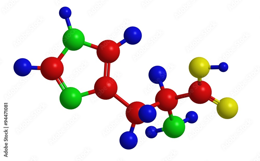 Molecular structure of histidine Molecular structure of histidine