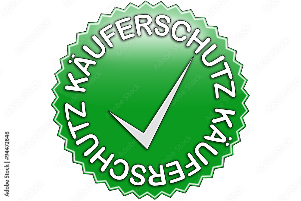 Käuferschutzbutton grün Käuferschutzbutton grün