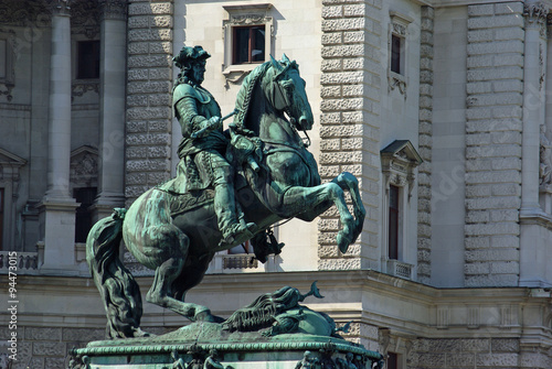 Vienne, statue équestre d'Eugène de Savoie, Autriche