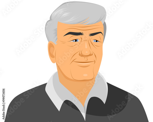 Smiling old man