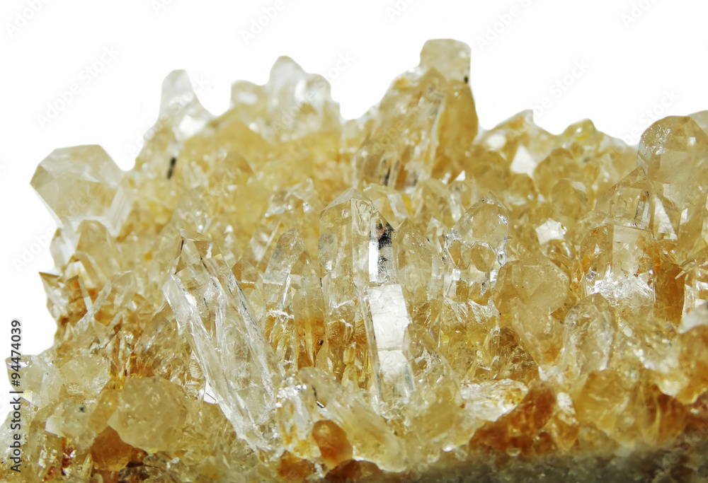 citrine geode geological crystals