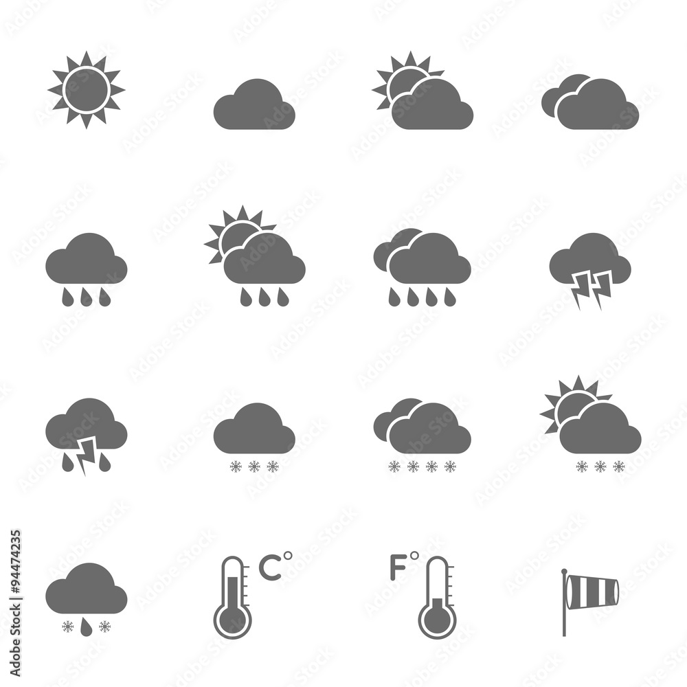 Weather Icons Set Weather Icons Set