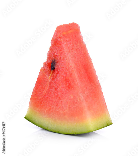 water melon slice on white background