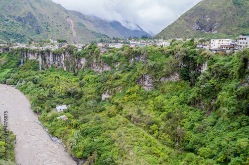 Banos de Agua Santa, popular tourist destination in Ecuador