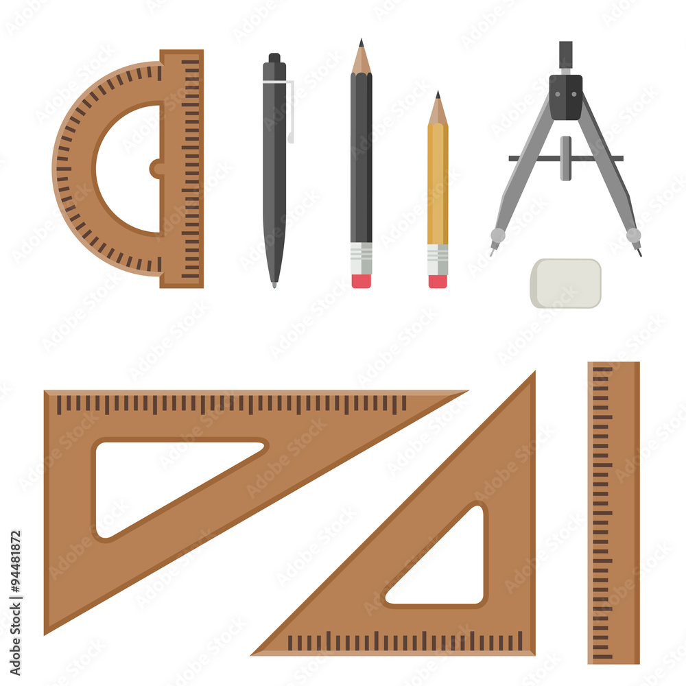 Obraz premium Architectural professional equipment.