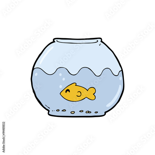 cartoon fish in bowl