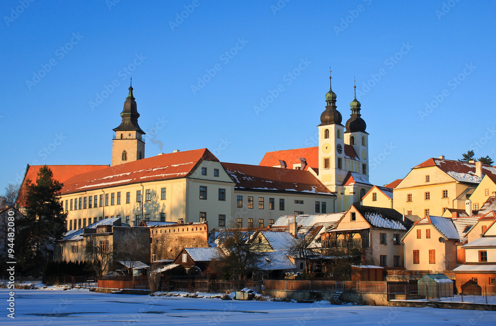 Fototapeta premium Castle in Telc, Czech Republic