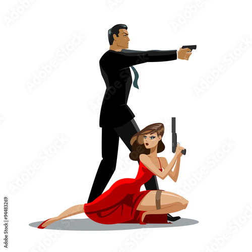 Team of secret agents