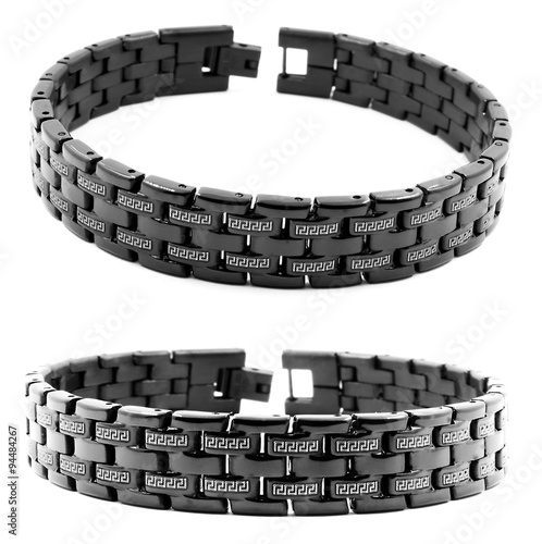 Black bracelet for men