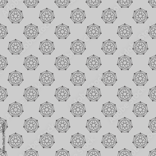 Polygon seamless pattern background