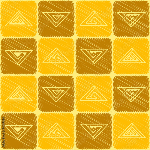 Seamless background with celtic geometric ornament for your design
