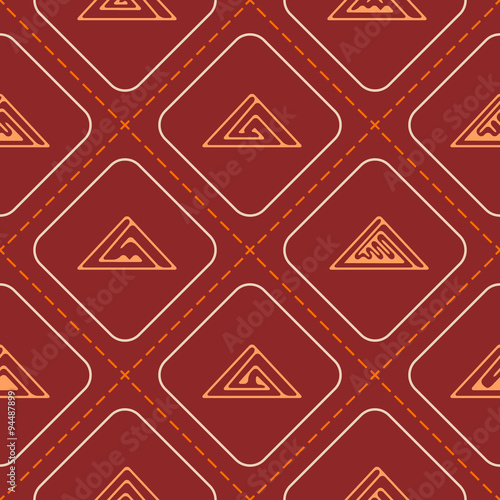 Seamless background with celtic geometric ornament for your design
