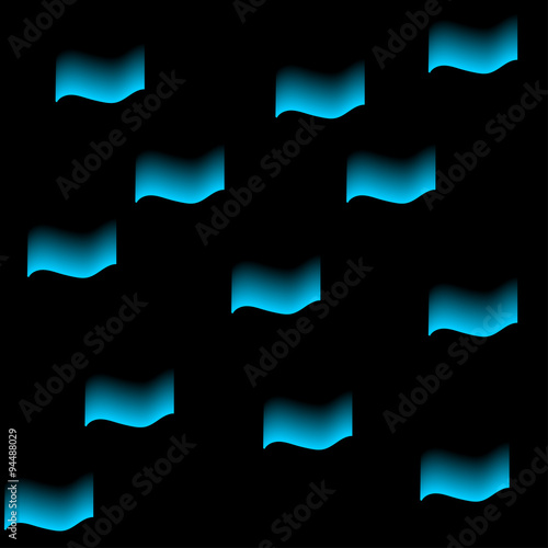 Abstract neon waves background