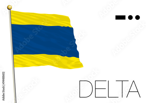 delta flag, International maritime signal

