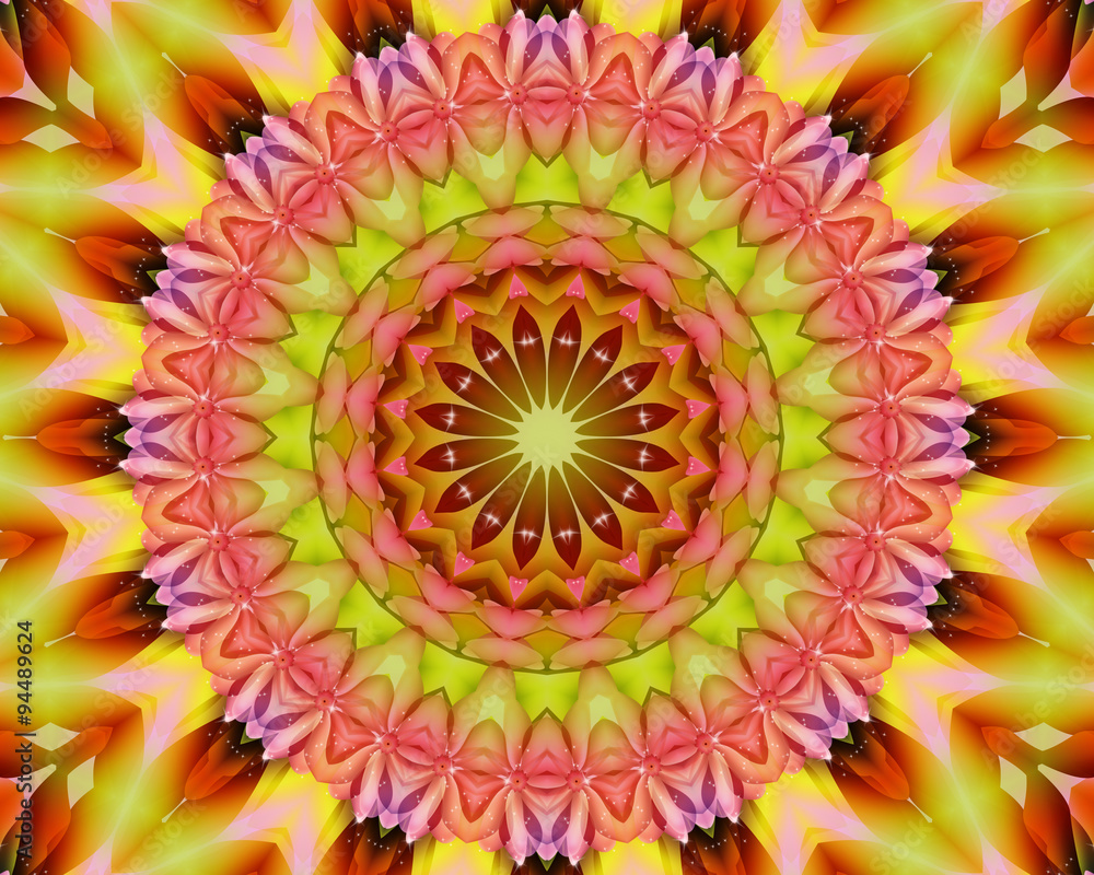 Floral mandala Floral mandala