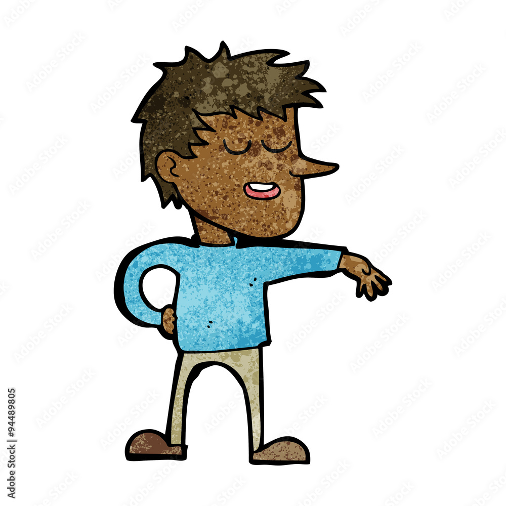 cartoon man making dismissive gesture cartoon man making dismissive gesture