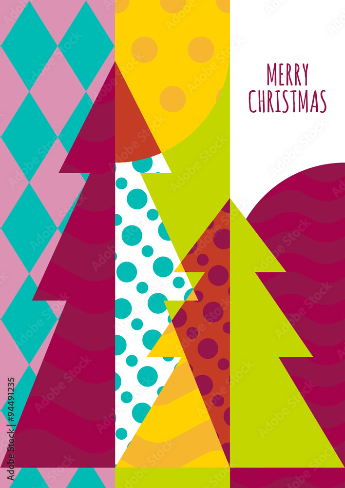 Vector greeting card template. Vector greeting card template.