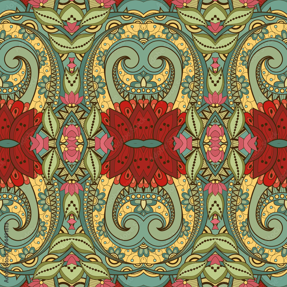 Vector Seamless Abstract Tribal Pattern Vector Seamless Abstract Tribal Pattern