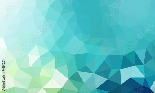 low poly background teal 2 photo