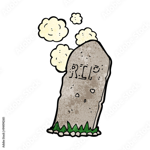 cartoon spooky grave