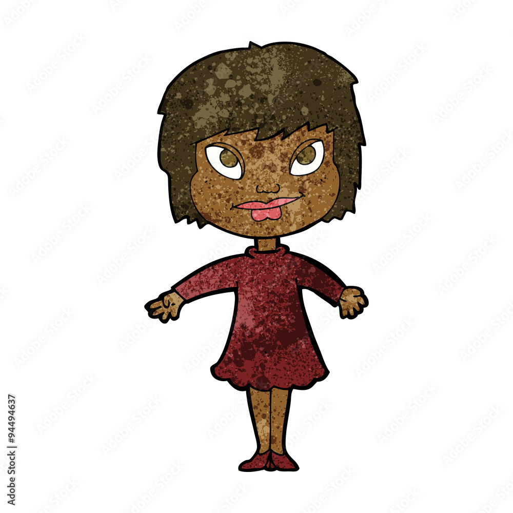 cartoon girl shrugging shoulders cartoon girl shrugging shoulders