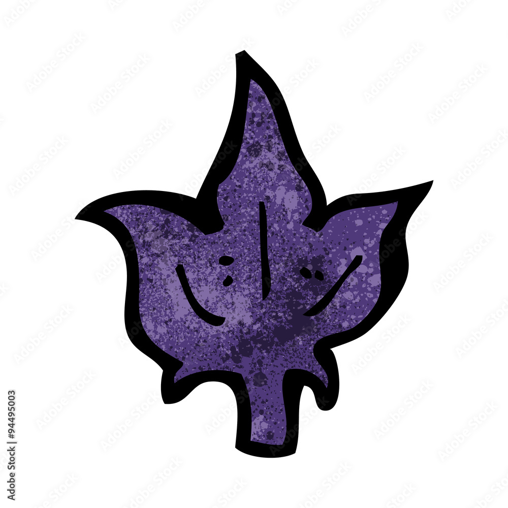 cartoon leaf symbol