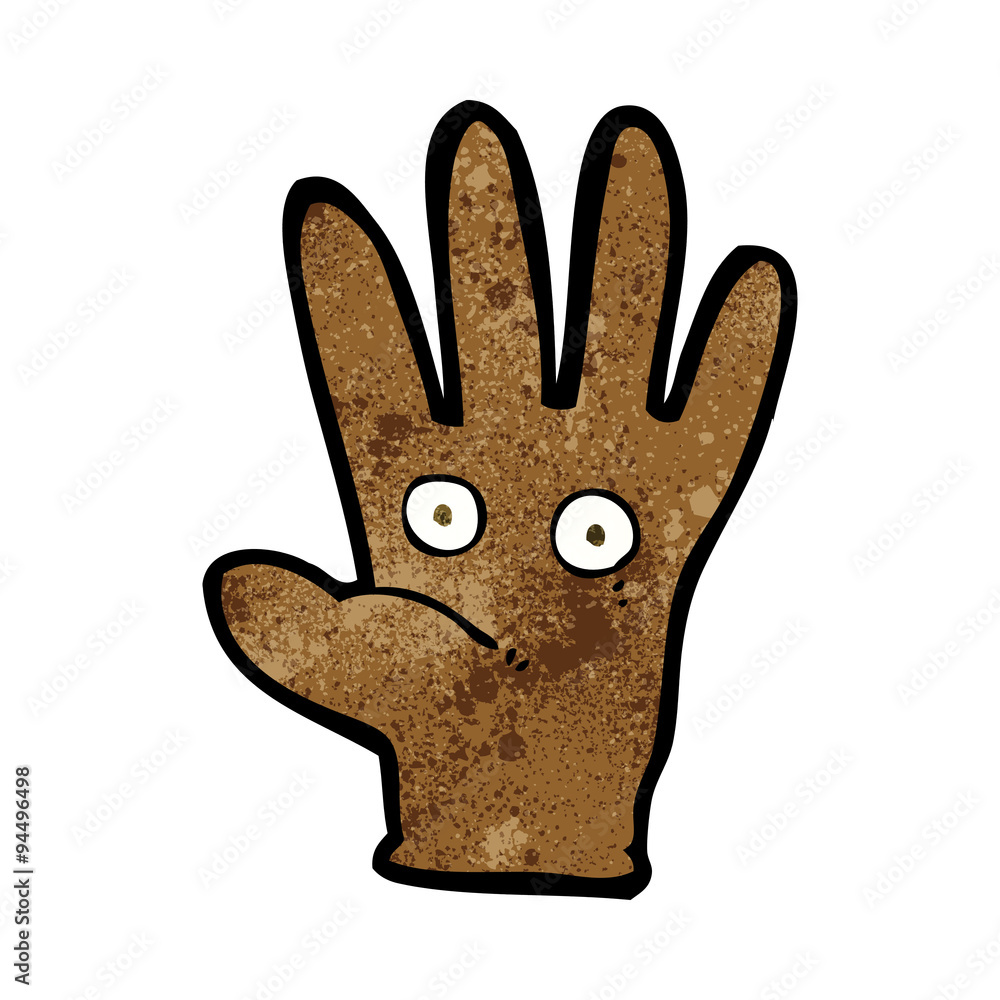 cartoon hand with eyes cartoon hand with eyes