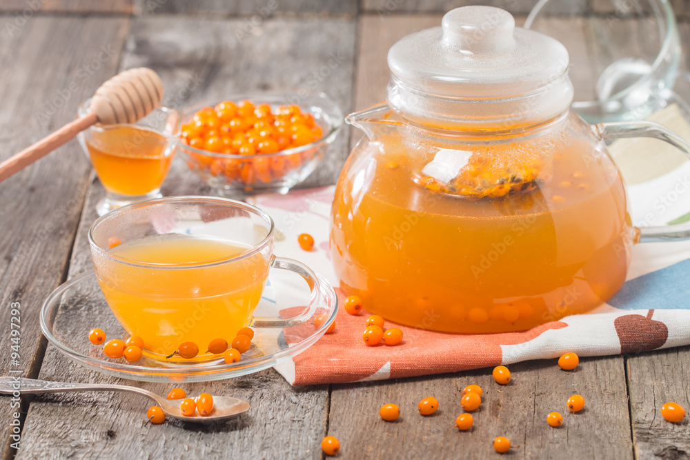 Tea with sea buckthorn Tea with sea buckthorn