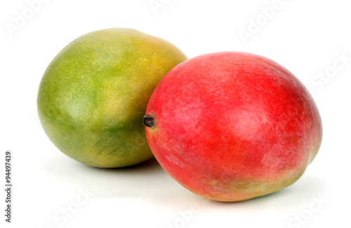 Mango fruit isolated on white background!